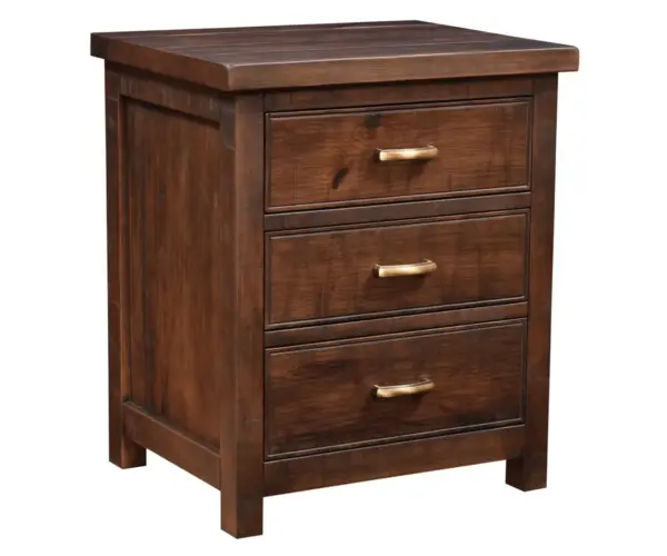 Timbermill 3 Drawer Nightstand